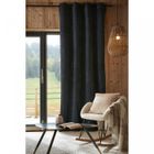 INTEX DECO Rideau 140 x 260 cm 100% occultant doublé polaire Bjorn Bleu nuit