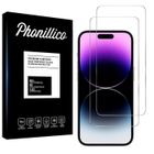 Film Vitre Protection Ecran - Phonillico - iPhone 15 PLUS - Pack de 2 - Verre Trempé - Résistant aux rayures