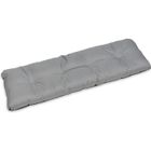 Coussin Dossier pour Banc de Jardin Canapé - SuperKissen24 - 120x38 cm - Imperméable - Gris