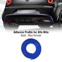 Profil Adhésif Postérieur pour Alfa Romeo Mito Voiture, Bleu