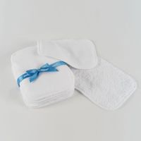 Lingettes intimes lavables ultra douces Blanc 15 cm