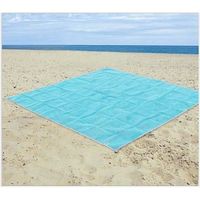 Plage tapis anti-sable,Tapis de Plage Anti Sable pour La Plage Pique-Nique Le Camping 200*200cm