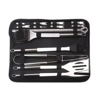 20 PCS Outil de Barbecue, Acier Inoxydable Set BBQ Grill Outils kit Accessoires Barbecue
