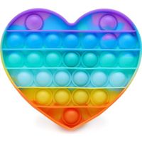 Fidget Toy Silicone Coeur Multi-couleurs Jeu Anti Stress Push Pop It Jouet Toys Bubble Phonillico®