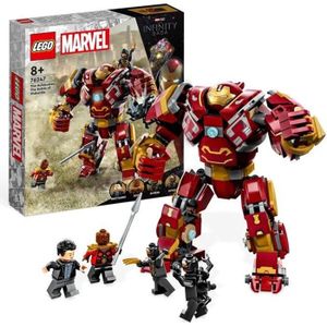 ASSEMBLAGE CONSTRUCTION LEGO Marvel 76247 Hulkbuster : La Bataille du Wakanda Figurine, Jouet à Construire avec Minifiguri. Reconditionné en excellent état