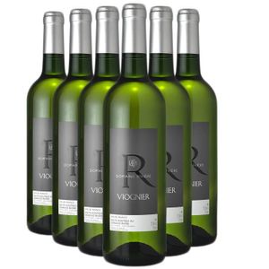 VIN BLANC Viognier Blanc 2022 - Lot de 6x75cl - Maison Riviè