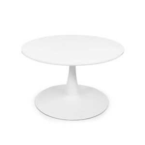 TABLE BASSE Milton & Oldbrook Table Basse Ø 80 cm Prague Blanc