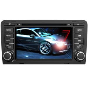Audi A3 8p Marco Autoradio 1 DIN Sound-way - Para Audi A3, A6, Seat Toledo/León | Negro Marco Autorradio