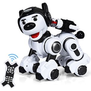 ROBOT - ANIMAL ANIMÉ COSTWAY Robot Chien pour Enfants Intelligent Téléc