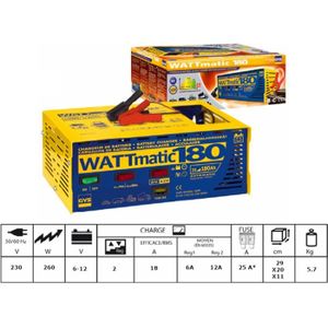 CHARGEUR WATTMATIC 180-6//12 V GYS 024861