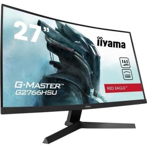 Ecran PC Gamer Incurvé - IIYAMA G-Master Red Eagle G2766HSU-B1 - 27