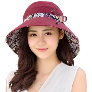 HAPEE Femme Capelines de Soleil Soleil R¨¦glable Coton Large Bord Visi¨¨re Et¨¦ Plage Voyage UPF UV