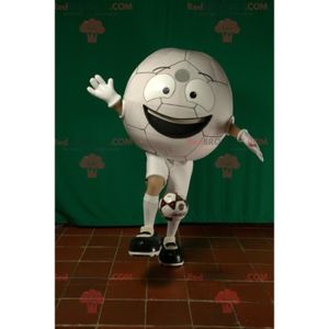 DÉGUISEMENT - PANOPLIE Mascotte de ballon de foot blanc géant - Costume R