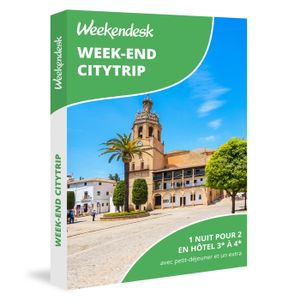 COFFRET CADEAU SEJOUR - WEEK END A TELECHARGER Weekendesk - Coffret cadeau - Week-end Citytrip - 