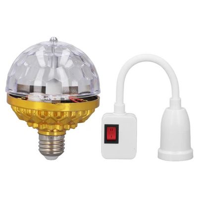LIU-7374285585457-Lumière de boule rotative à LED Boule lumineuse LED  colorée en métal 6W avec prise universelle pour cérémonie de