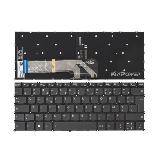 Clavier Azerty Français  LENOVO S10-3 T1S MP-09J6 25010025 MP-09J66F0-6861 Blanc