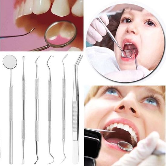 Miroir Buccal Dentaire – En Acier Inoxydable, Pour Orthodontie Et Dentisterie, Neuf