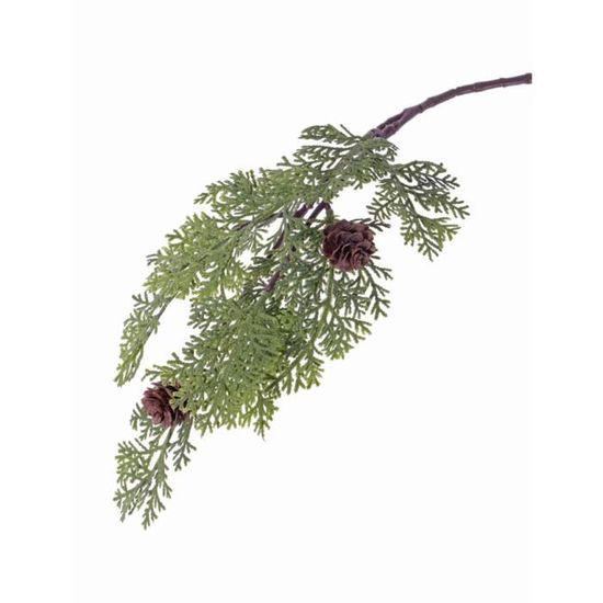 45cm artplants.de Branche de ficus Artificielle AJITH Branche d/écorative 60 Feuilles Vertes Feuillage Artificiel