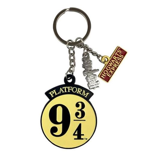 Porte-clés Harry Potter Platform 9 3/4 Metal Charm - Porte clef - Achat &  prix