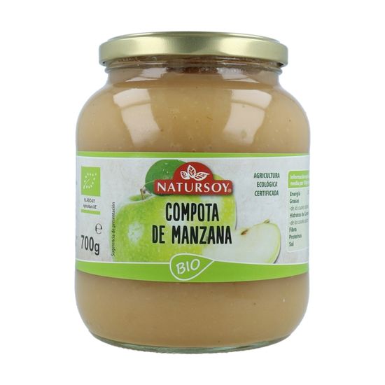 NATURSOY Compote de pommes bio 700 g Cdiscount Au quotidien