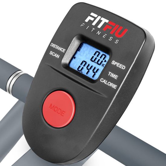 Vélo elliptique BELI-90 avec disque d’inertie de 5kg, pédales antidérapantes, poids max. de l’utilisateur 110kg – FITFIU Fitness