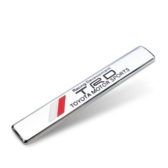 Autocollant 3D Hybride Métal Coffre Voiture - Badge Décoratif Résistant