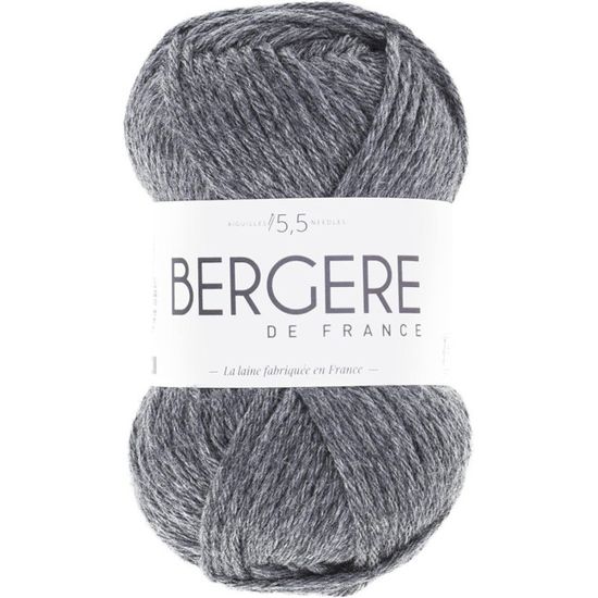 Lot De 10 Pelotes De Laine Mérinos 50% Blanc Cassé (360 M) - Fabriqué En France