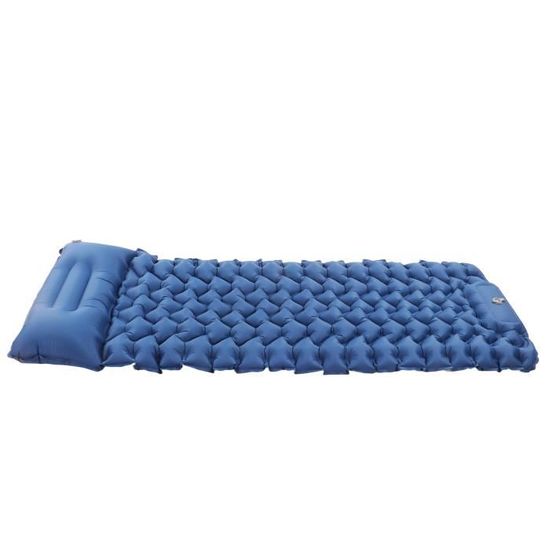Tapis De Sol Auto-Gonflant Lazy Bear 2 Places - Bleu, Ultra-Léger Pour Camping