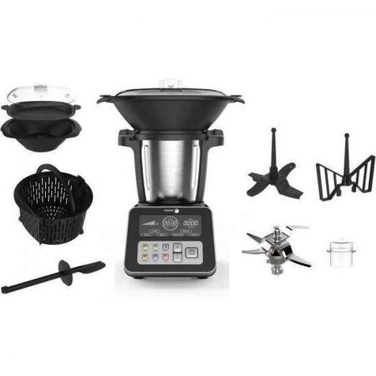 Robot cuiseur multifonctions - NATURAMIX - grand bol inox 3.5L - 11 fonctions - +600 recettes incluses - Electroménager