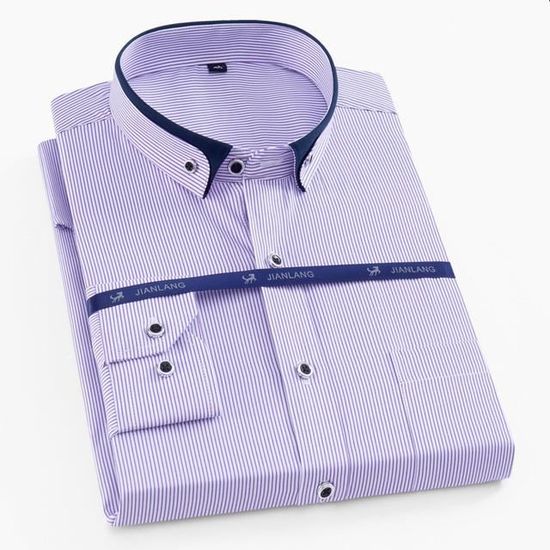 Chemise De Smoking Beytnur Avec Col Casquette - Blanc - Taille 42 (tour De Col) - Coton - Neuf Avec étiquettes