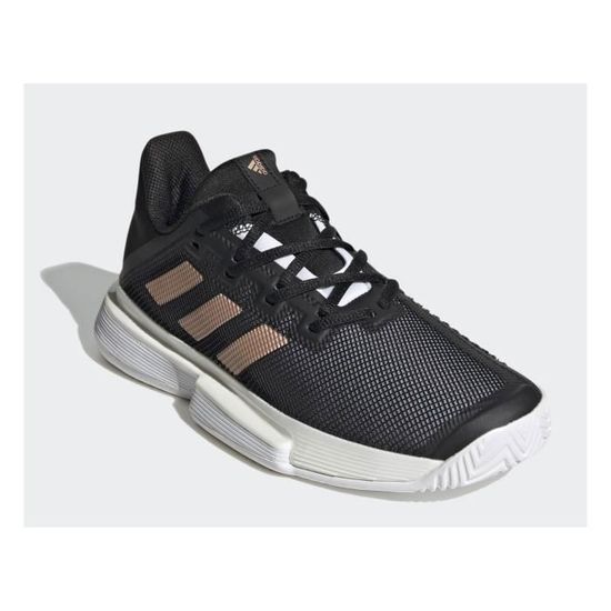 Chaussures ADIDAS Femme SoleMatch Bounce Noir Or Blanc AH 2020