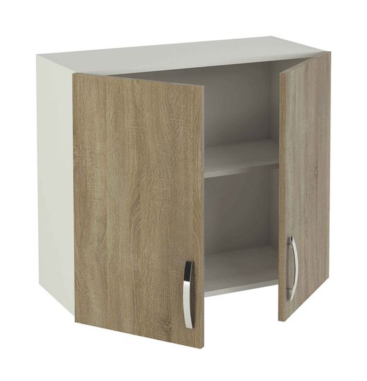 Meuble Haut De Cuisine 2 Portes Coloris Ch ne Cortez Hauteur 70 X 