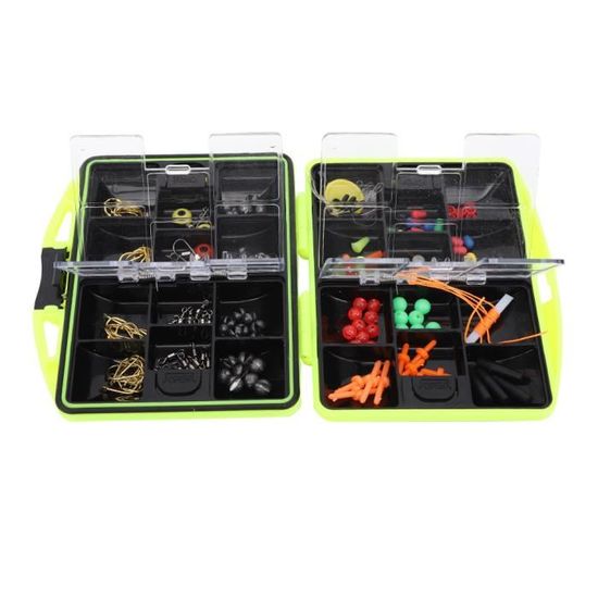 Kit 257 Accessoires De Pêche Avec Boîte De Rangement - Jigs, Manivelles, émerillons