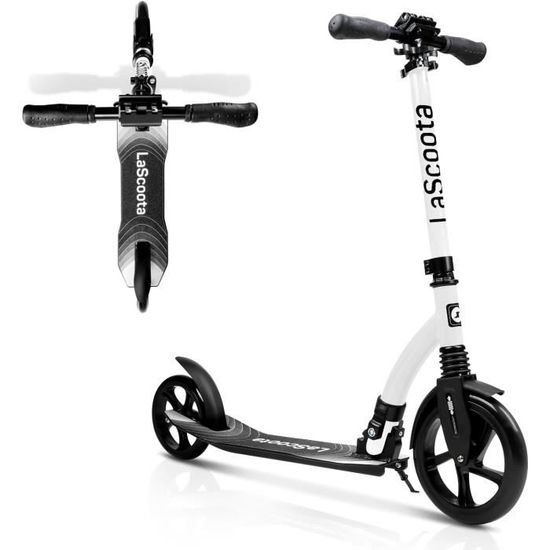 Trottinette Pliable, Réglable En Hauteur (91 à 106 Cm), Double Frein, Pour Adultes Et Enfants