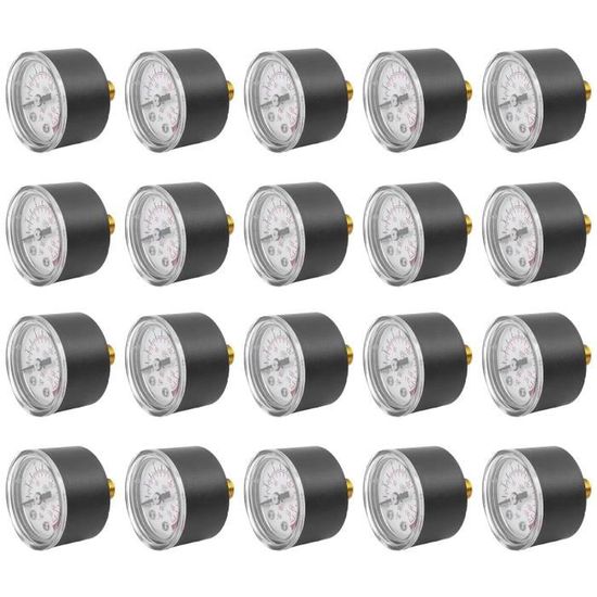 Manómetro Para Compresor - Rango 0-12 Bar / 0-170 PSI | Rosca 10 Mm | Para Medir Presión De Aire En Compresores
