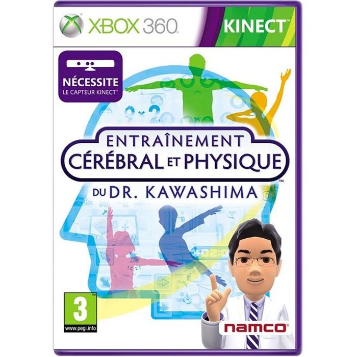 Entrainement Cérébral Et Physique Du Docteur Kawashima Xbox 360 - vue 2