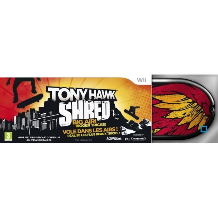 Activision Pack Tony Hawk Shred / Jeu Wii