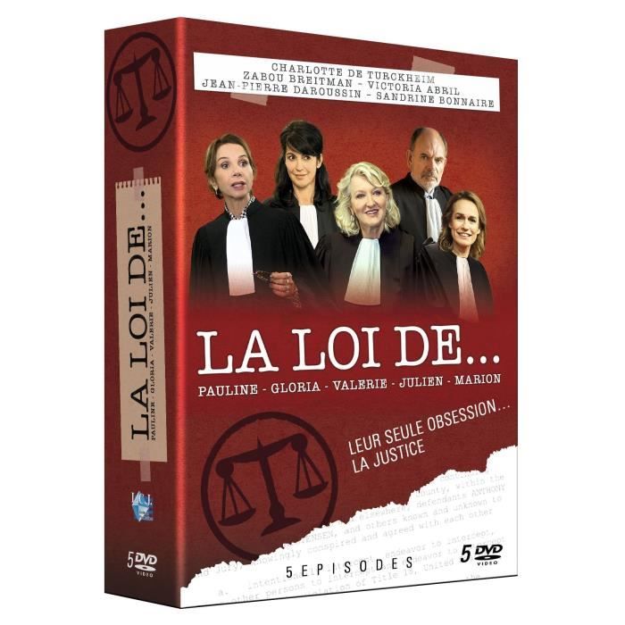 Coffret DVD La loi de..., vol. 2, 5 épisodes Cdiscount