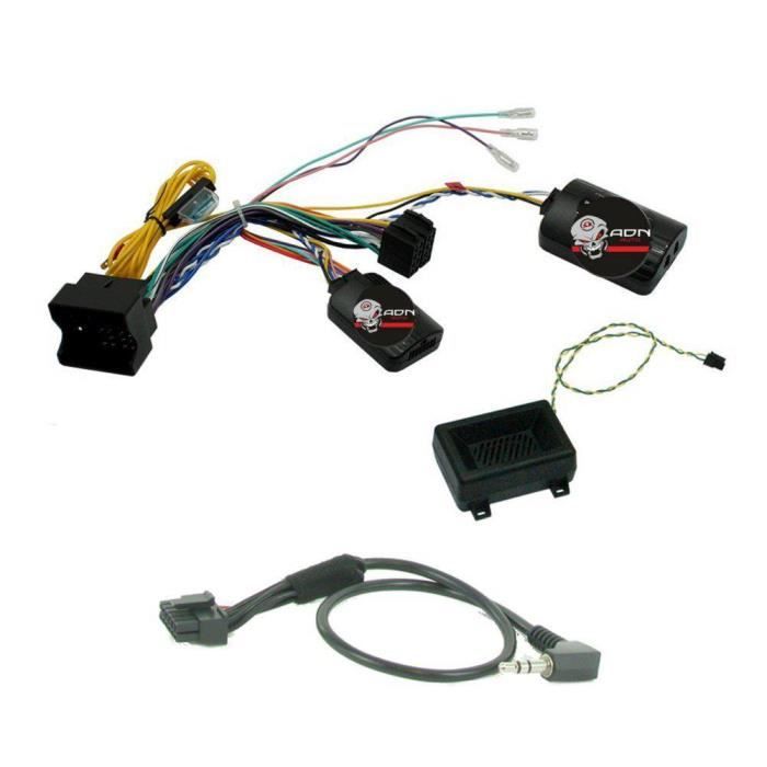 Interface Cde au Volant BMW 01-16 Fakra avec radars recul Pioneer/ Sony - ADNAuto - ADN-CAV