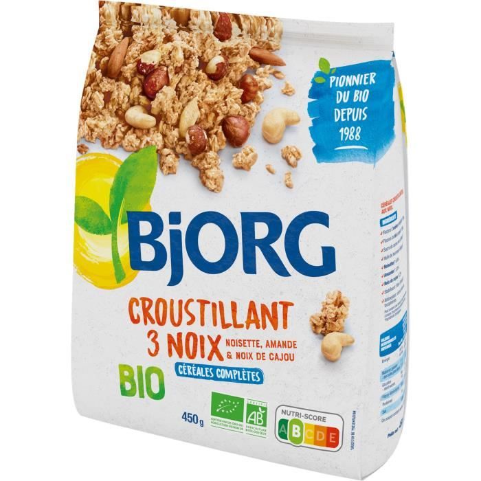 BJORG Croustillant 3 Noix 450g