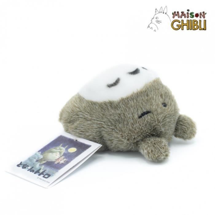 GHIBLI Peluche MON VOISIN TOTORO - Totoro Gris Allongé Fluffy Beanbag (Ref. S-3759)
