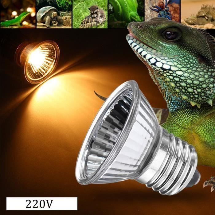 E27 Ampoule de chauffage uva uvb pour reptile terrarium 50W At71314