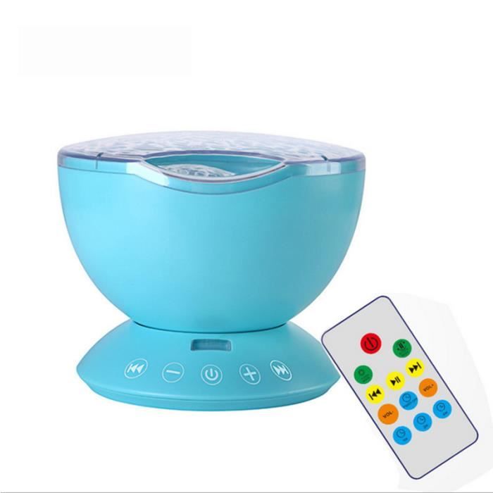 RE6142 Projecteur de vague d'océan lampe de contrôle USB cartes TF lecteur de musique haut parleur Led veilleuse pour enfants