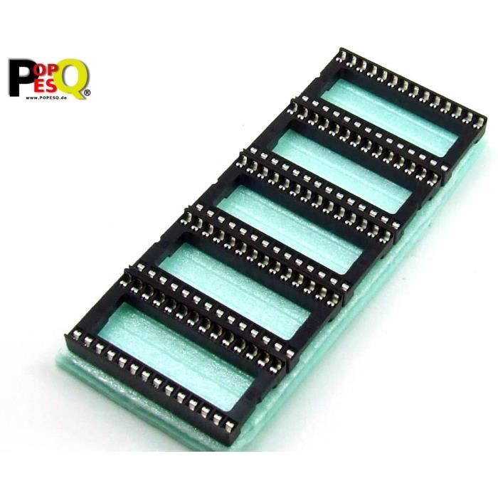 Barebones POPESQ® - 5 Pièces x Dip Boîtier-Socket 28 Broches-pins 0.6--15.24mm (Large) #A1935 10938