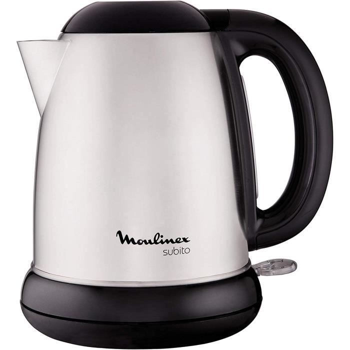 BOUILLOIRE ELECTRIQUE Moulinex BY540D10 Bouilloire Eacutelectrique sans Fil Subito Inox Noir 17L 2400W20