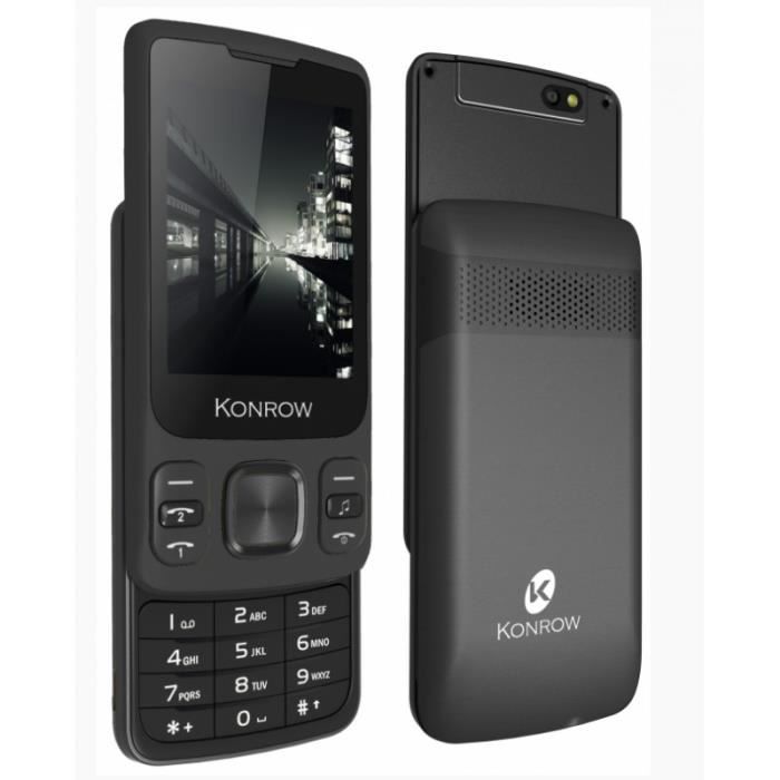 Smartphone Konrow Slider Noir