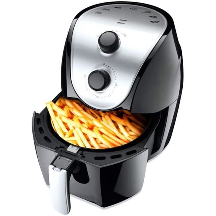 FRITEUSE pedkit Friteuse à Air Chaud XXL 4,8 L,Family Aerofryer XXL pour 4 à 5 personnes,Cuisson en Une Touche,1127