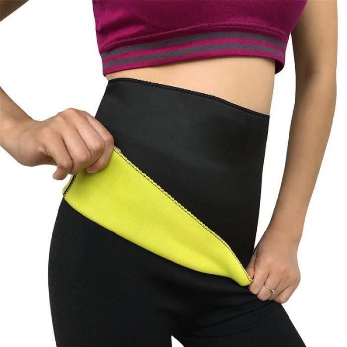 1pcs Ceinture de sudation neoprene - minceur et ventre plat en néoprène fitness -taille L