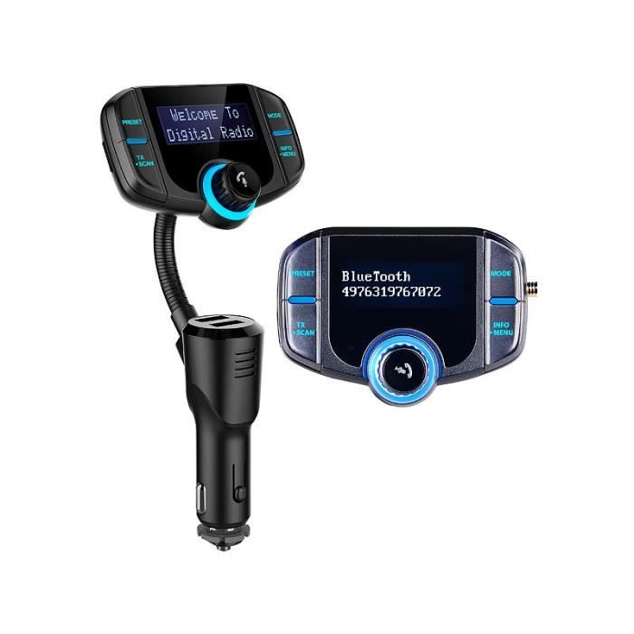 Transmetteur FM et DAB+ 5 en 1 \