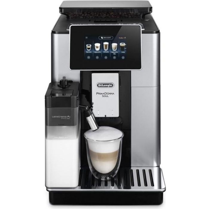 DeLonghi PrimaDonna ECAM610.55.SB machine à café Entièrement automatique Machine à expresso 2,2 L